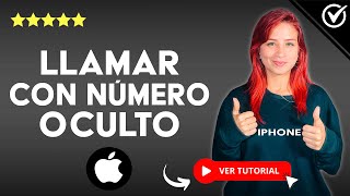 Cómo LLAMAR CON NÚMERO OCULTO en iPhone  📞​ Hacer Llamadas Privadas 📞 [upl. by Jedd]