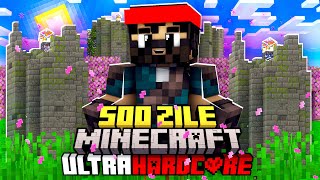 Am Supravietuit 500 de Zile pe Minecraft Ultra Hardcore [upl. by Pollitt]