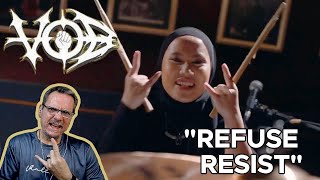 Voice Of Baceprot VoB  Refuse  Resist cover  First Time Reaction Hard And Heavy [upl. by Adnamas]