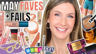 MAY FAVORITES 2022  FAILS  Monthly Beauty Must Haves [upl. by Janot416]