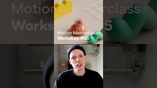 Motion Masterclass Workshop Number 5 ✋ animation 3dmotion digitalart motiongraphics cinema4d [upl. by Hamil167]