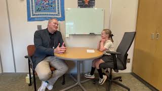 Oak View Elementary School new principal interview 202425 [upl. by Nirrok758]