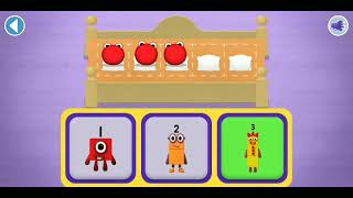 LEARN TO COUNT ONE TO THREE  FUN MATH FOR KIDS  NUMBERBLOCKS WORLD  NUMBERBLOCKS GAME [upl. by Annehs]