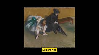 Edgar Degas el mundo de la danza clásica al oleo y al pastel [upl. by Yereffej]