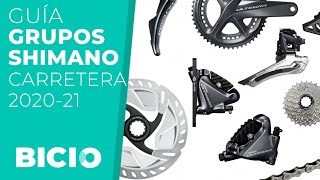 Guía Grupos Shimano para bicicleta de CARRETERA [upl. by Yanrahc44]