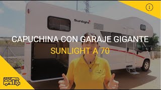 Capuchina con garaje gigante  Sunlight A70 [upl. by Airres]