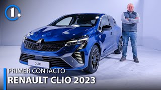 Renault Clio 2023 así se renueva el utilitario francés  Análisis en directo [upl. by Supat]