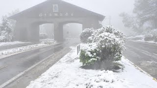 NEVE NO RS  GRAMADO AO VIVO FRIO INTENSO [upl. by Ardnuaek850]