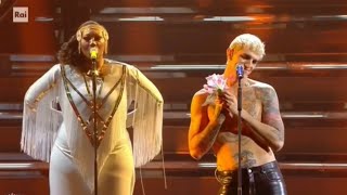 Achille Lauro  Sanremo 2022  Domenica  live video completo [upl. by Jala]