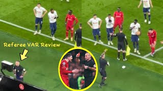 Andy Robertson Red Card vs Tottenham [upl. by Araj]