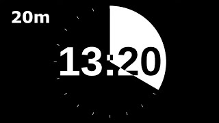 20 Minute Countdown Timer [upl. by Nudd86]