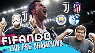 JUVENTUS X ATLÉTICO DE MADRID  DRAFT FIFA 19  LIVE PRÉCHAMPIONS [upl. by Elliott]