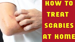 HOW TO TREAT SCABIES  scabies treatment at home  skin care  skin infection  Sarcoptes scabiei [upl. by Nosnhoj]