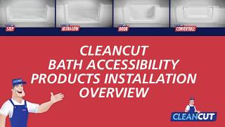 CleanCut Bath Tub Accessibility One Minute Installation Overview [upl. by Amethyst]