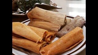 TAMALES ROJOS Y DE DULCE VEGANOS [upl. by Sekoorb]