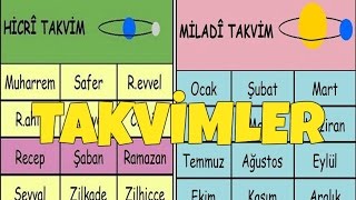 Türklerin Kullandığı Takvimler Nelerdir [upl. by Meraree]