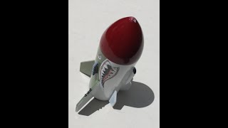 P40 Warhawk Model Rocket Flight Video [upl. by Kilmarx]