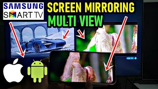 Samsung Smart TV Screen Mirroring y Multi View con Apple y Android [upl. by Bez]