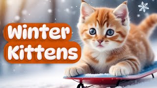 Winter Wonderland Kittens A Seasonal Delight [upl. by Silbahc]