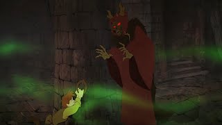 The Black Cauldron  The Horned King Is Destroyed German HD [upl. by Culliton]