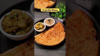 Have you eaten this Vrat ka Instant Masala Dosa Its easy and tasty [upl. by Ioyal547]