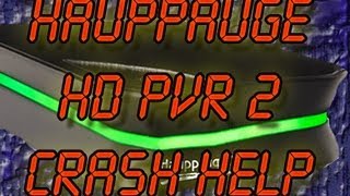 Hauppauge HD PVR2  Arcsoft Showbiz Crash Help [upl. by Sharyl330]