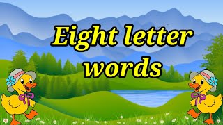 Eight letter words  Eight letter words in english [upl. by Dohsar]