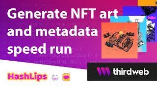 Generate NFT art and metadata speed run [upl. by Eldwin]