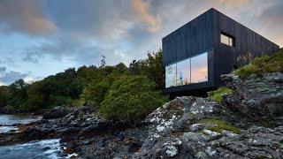 The Black House on the Isle of Skye balances modernity and vernacular architecture on a rocky coast [upl. by Orhtej]