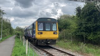 Ex Northern 142084 at the Rushden Higham and Wellingborough railway [upl. by Yemorej]