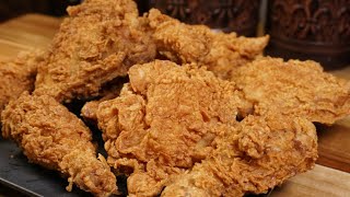 How To Make Fried Chicken Restaurant Style  Seasoned Salt Brine [upl. by Airitac480]