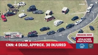 CNN 4 killed about 30 injured at Apalachee High School in Barrow County GA  Latest [upl. by Atinrev54]