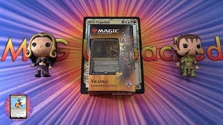 Guilds of Ravnica Vraska Planeswalker Deck unboxing [upl. by Ozkum545]