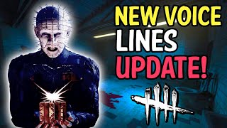 NEW Pinhead Voice Lines Gameplay  Dead By Daylight [upl. by Nnawaj763]