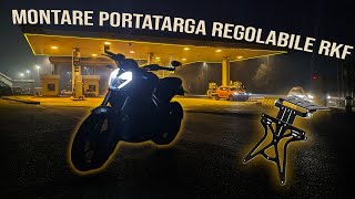 PORTATARGA REGOLABILE KEEWAY RKF 125 [upl. by Annawot]