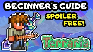 Complete SPOILER FREE Beginners Progression Guide 2024 for Terraria [upl. by Nnylcaj]