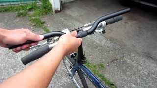 Dahon Folding Bicycle Handlebar Modification [upl. by Kcyrred327]