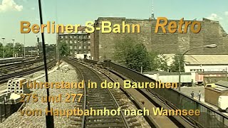 Berliner SBahn Retro 1990 im Führerstand über die Berliner Stadtbahn [upl. by Atineg184]