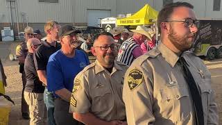 First Responder Night at Central States Fair Rodeo 2024 [upl. by Eneleahcim]