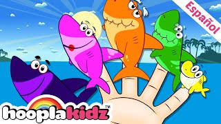 La Familia de Tiburones Canción para Niños  Canciones infantiles  HooplaKidz en español [upl. by Chui916]