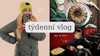 TÝDENNÍ VLOG č 2  recept na banánové lívance  módní inspirace  tipy na filmy a podcasty [upl. by Marylinda]