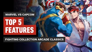 Top 5 Features of Marvel vs Capcom Fighting Collection Arcade Classics [upl. by Ardnuat]