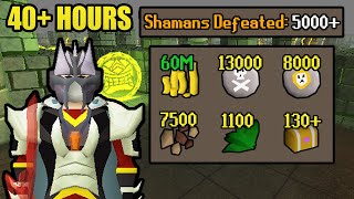 40 Hours of Lizardman Shamans  UIM Collection Log Completionist 39 OSRS [upl. by Namia490]