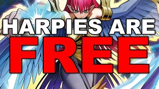 NEW HARPIES How can something so F2P be this STRONG YuGiOh Duel Links [upl. by Christian]