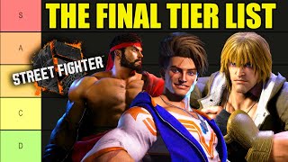 The Definitive SF6 Season 1 Tier List [upl. by Divadnoj]