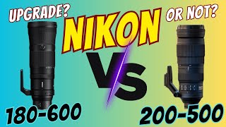 Nikon Z 180600MM VS AFS NIKON 200500mm f56E  Should you Upgrade [upl. by Ennovy]