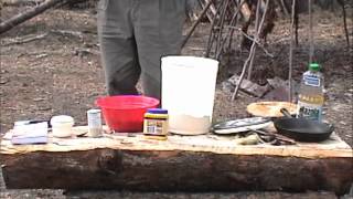 Bannock Making with Mors Kochanski [upl. by Rhpotsirhc]