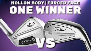 Titleist T200 vs Callaway Apex Pro Irons Distance Forgiveness Control SHOWDOWN 2024 [upl. by Aitat931]