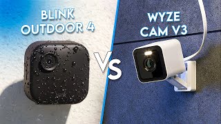 Blink Outdoor 4 vs Wyze Cam V3  Which Security Camera for Home to Buy [upl. by Friedman]