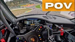 Porsche 992 GT3 Cup  Onboard Lap at SpaFrancorchamps [upl. by Solorac153]